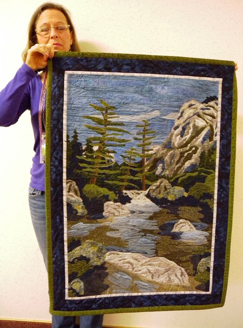 Lyra Bobo - "Mirror Lakes" Art Quilt